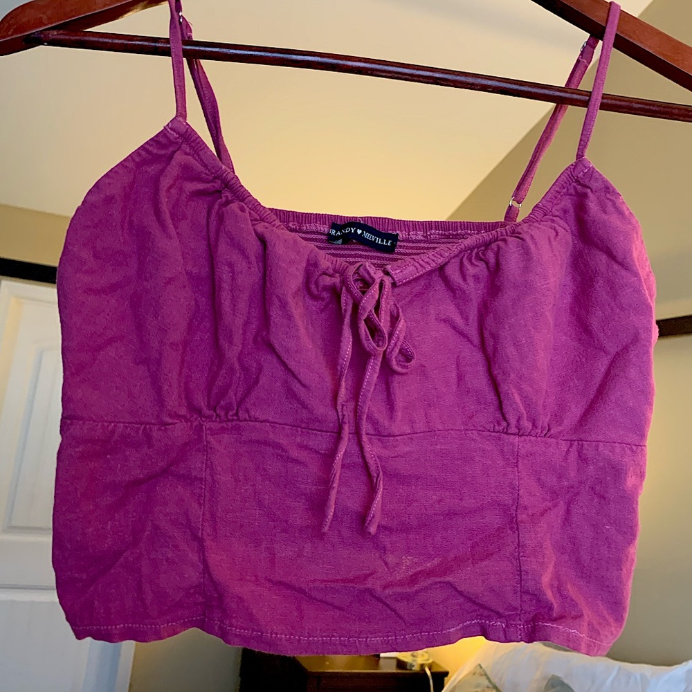PINK BRANDY MELVILLE CROP TOP SIZE XS
